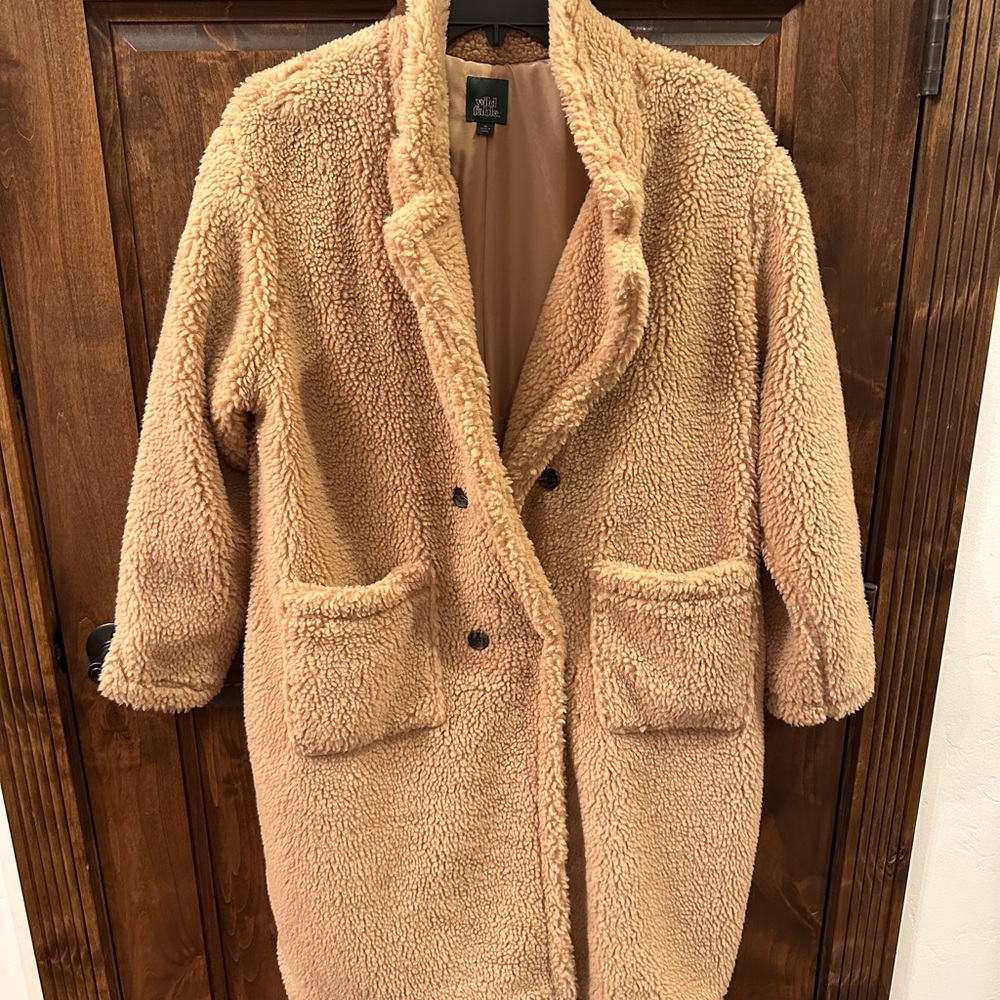 Wild Fable Tan Teddy Jacket